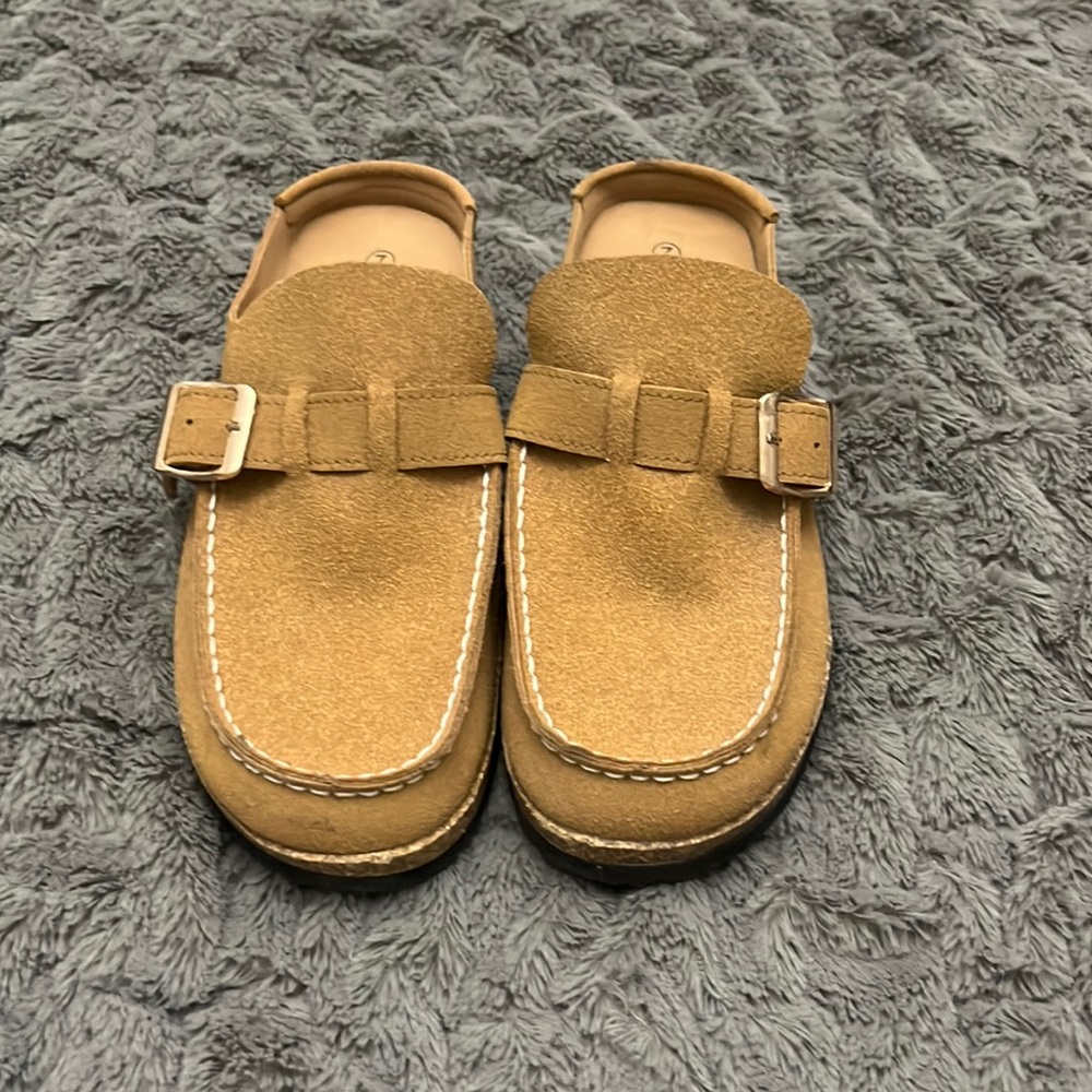 Womens slip on shoe.